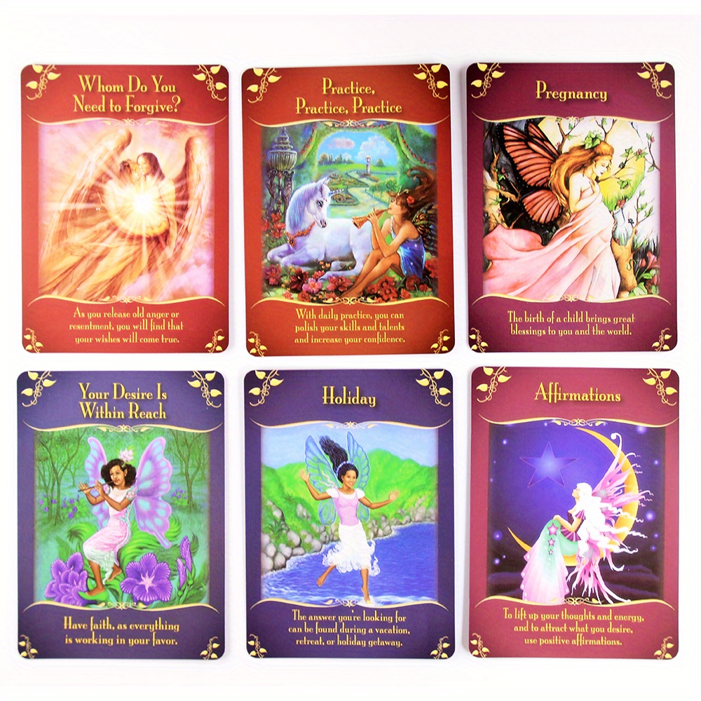 Unlock Magical Messages Fairies Fun English Tarot Leisure - Temu