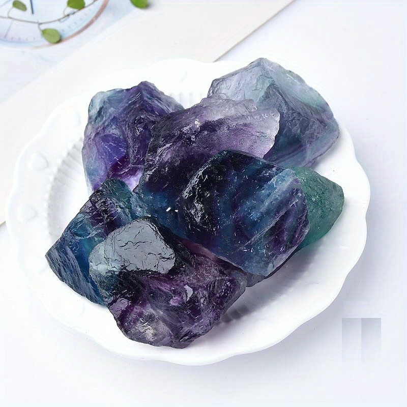 Natural Rainbow Fluorite Rough Stone