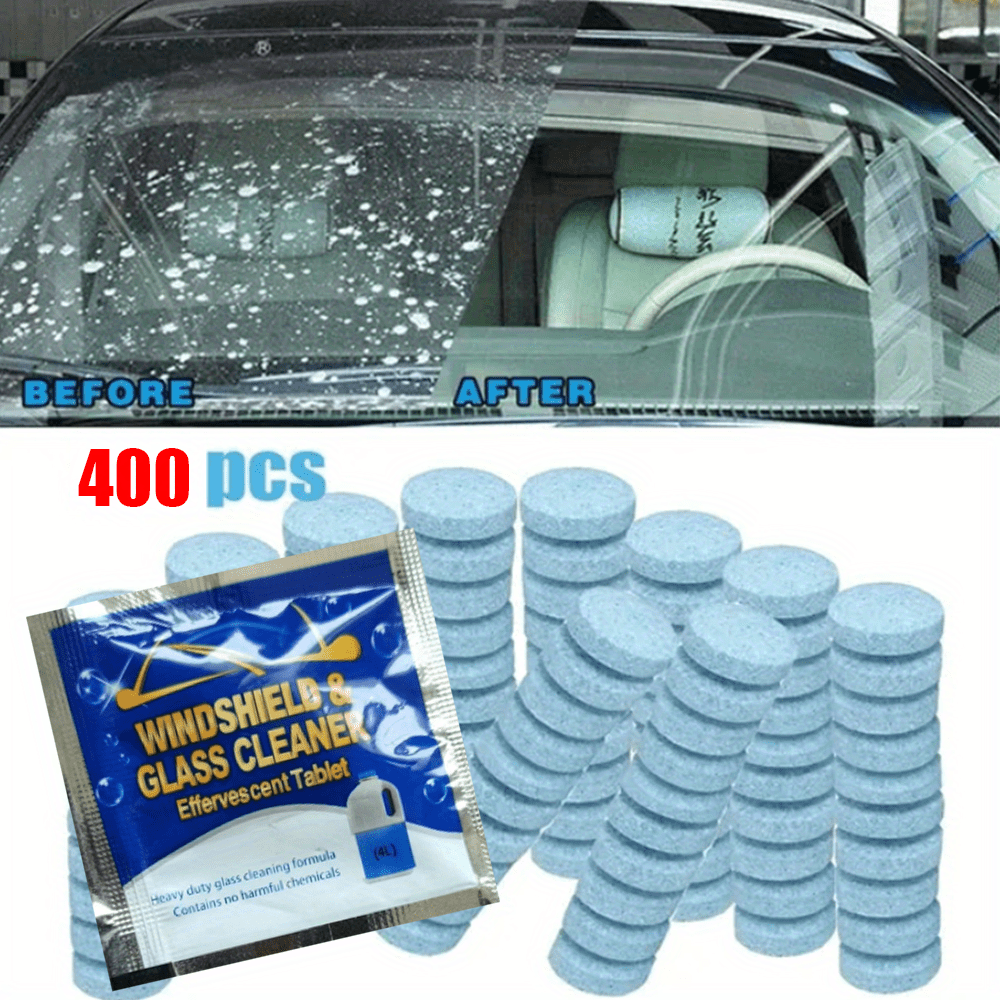 10pcs Car Wiper Solid Effervescent Tablet Wash Cleaner Windshield Glass  Cleaning