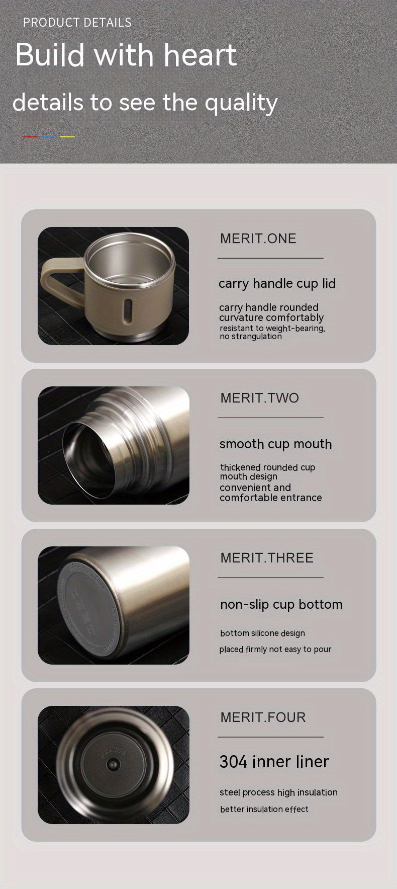 Premium Stainless Steel Gift Set Business Thermal Mug Tea Temu