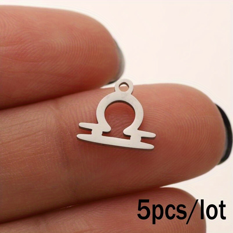 Stainless Steel Zodiac Charms for Jewelry Making Constellation for DIY  Pendants
