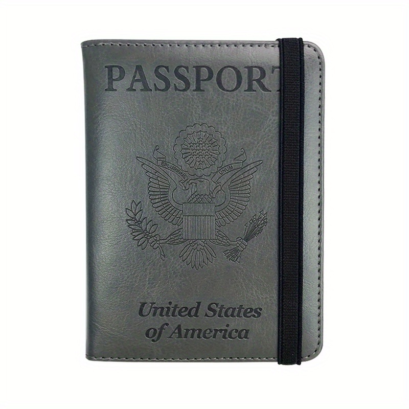 2pcs PU Leather Passport Cover