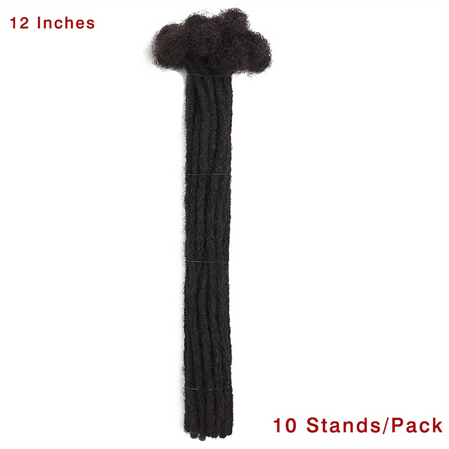6 Inch Synthetic Loc Extensions 10 Strands Full Synthetic Dreadlock Extensions