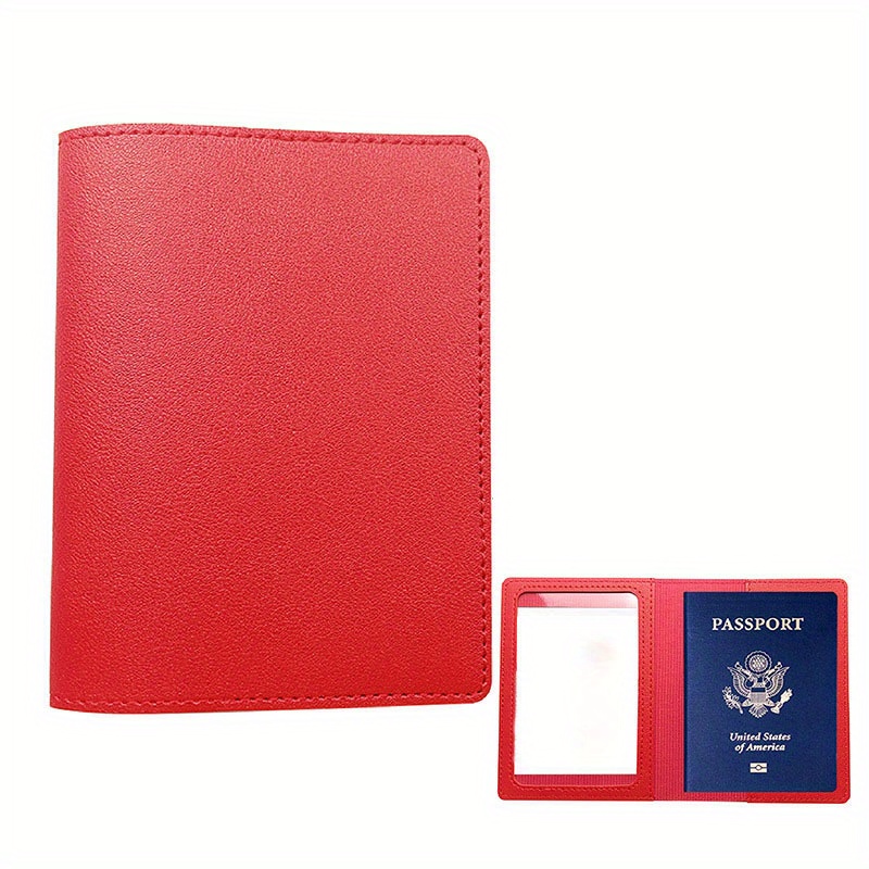 Dual Use PU Leather Passport Holder Cover