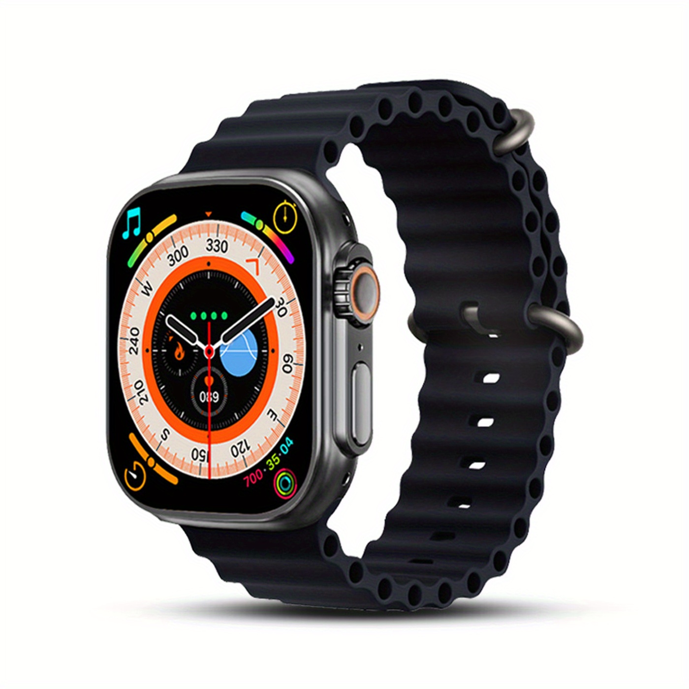 Waterproof Smart Watch For Android Ios Heart Rate Monitor - Temu 