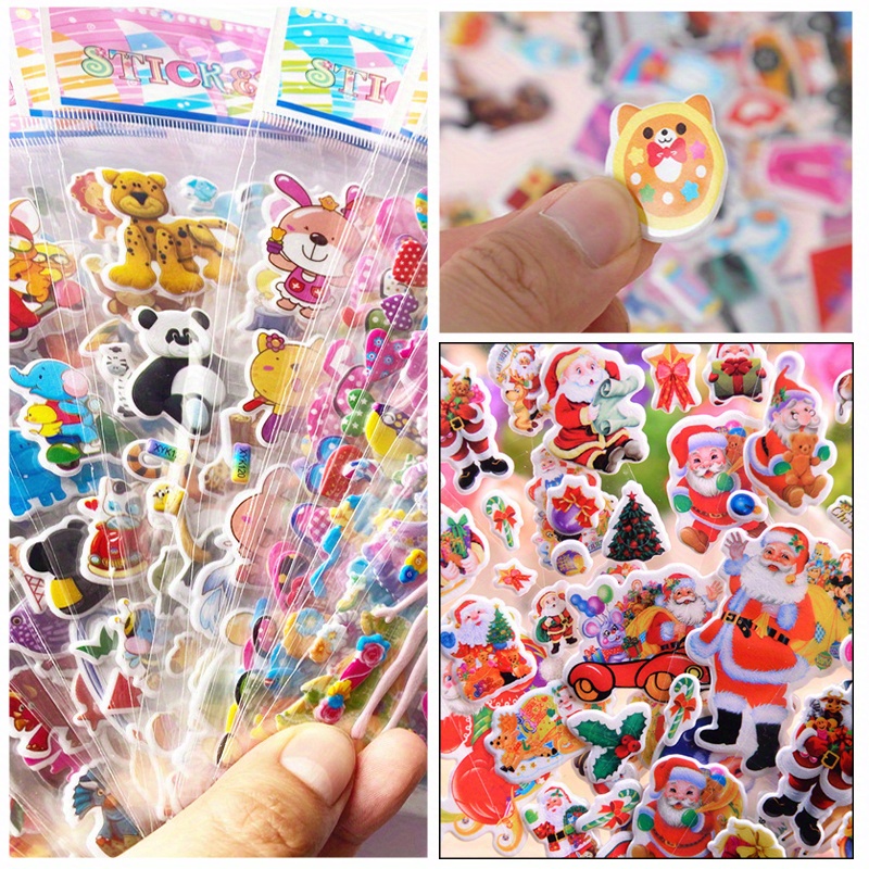 24 Different Sheets 3d Stickers For Kids Toddlers 550+ Vivid - Temu