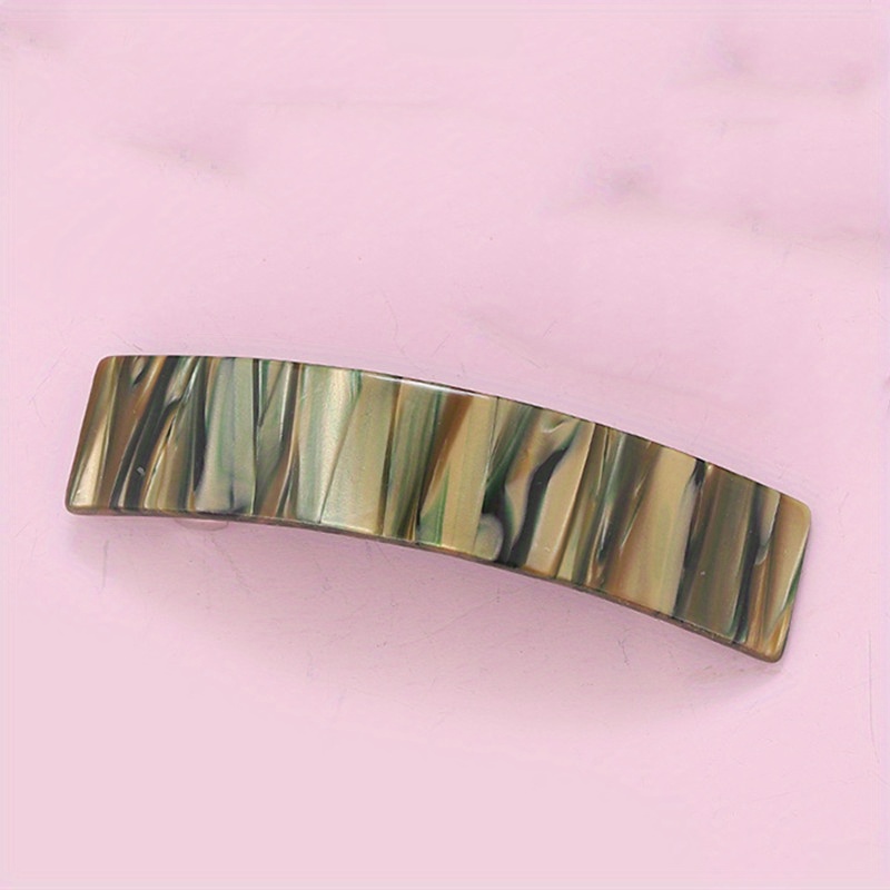 European And American -border Acetate Hair Claw With Leopard Print Ponytail Clip