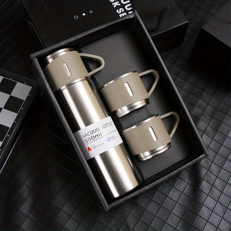 500ml Premium Stainless Steel Thermal Cup - Keeps Hot & Cold Drinks for  Hours