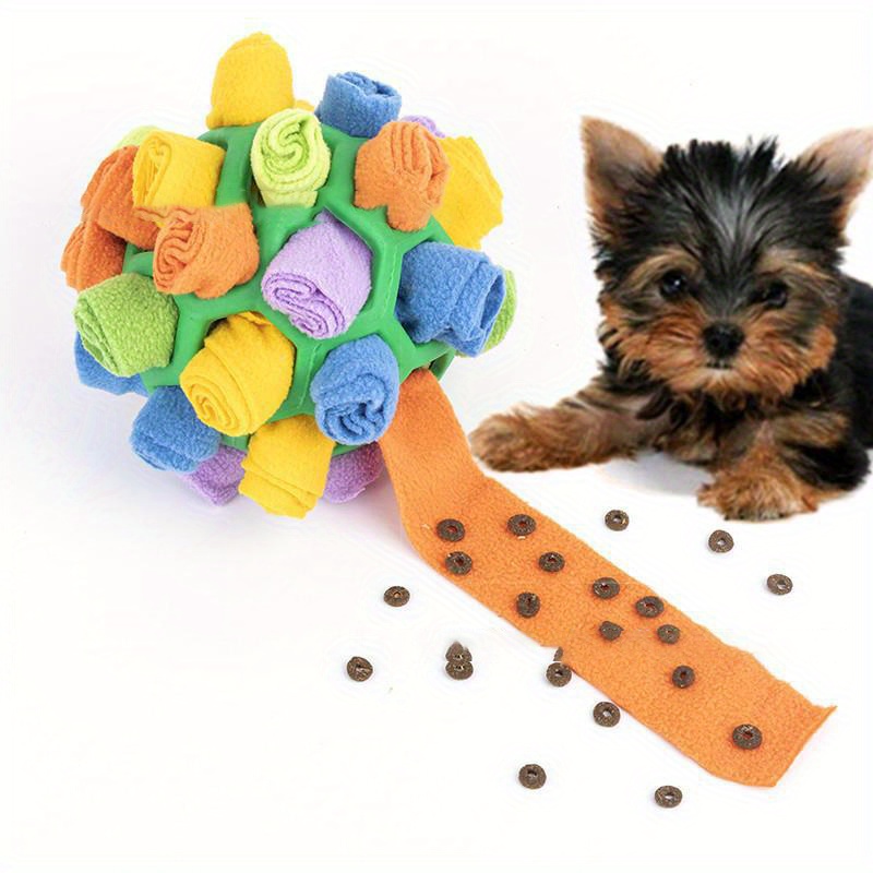 Snuffle Ball for Small/Medium/Large Dogs, Dog Play Ball for Boredom & Stress Relief, Treat Puzzle Games Interactive Toy for Pet Dogs, Size: 12.5
