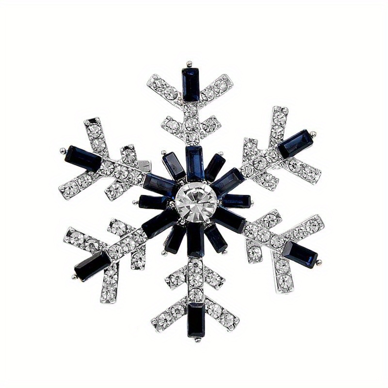 Christmas Snowflake Brooch Pin for Women & Girls
