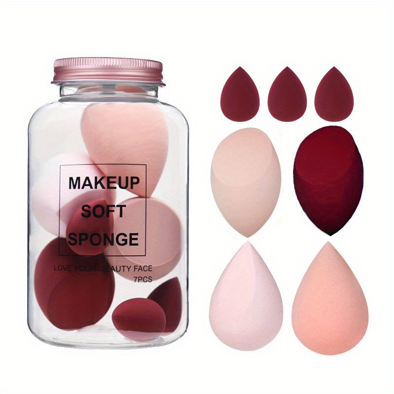 Cosmetics Beauty Sponge Blender Drift Bottle Shape Container Temu