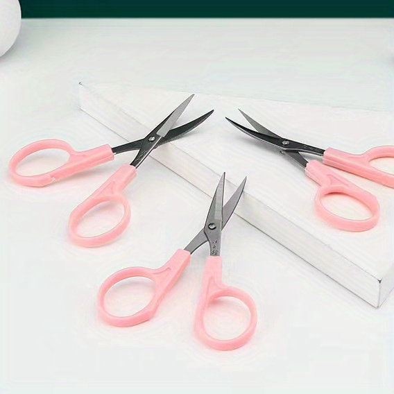 Elbow Shear Stainless Steel Embroidery Scissors With Raised - Temu