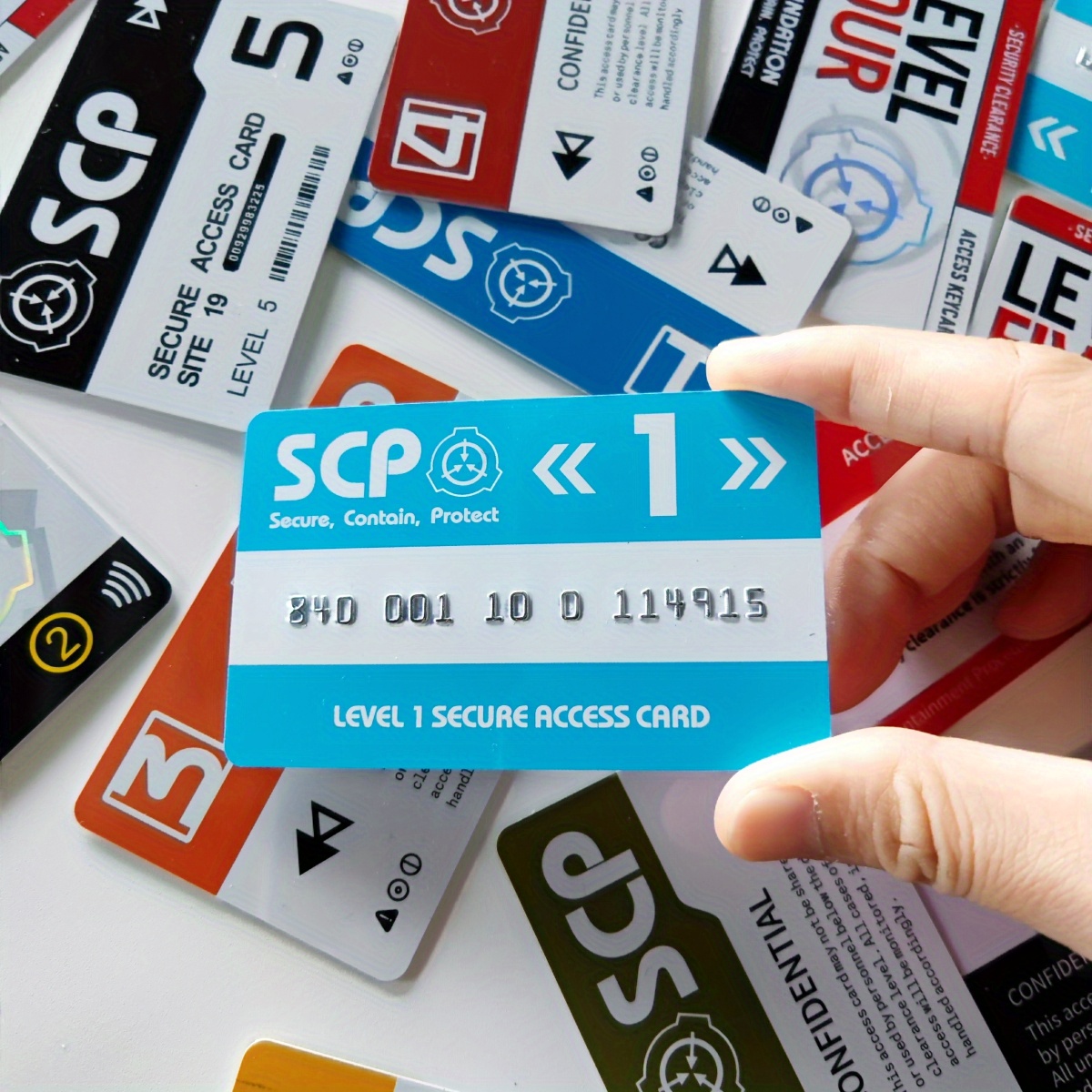 Get Secure Access To The Scp Foundation's Secret Laboratory With Id Cards!  - Temu