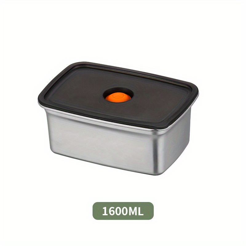 304 Food Grade Stainless Steel Fresh-keeping Storage Box Container