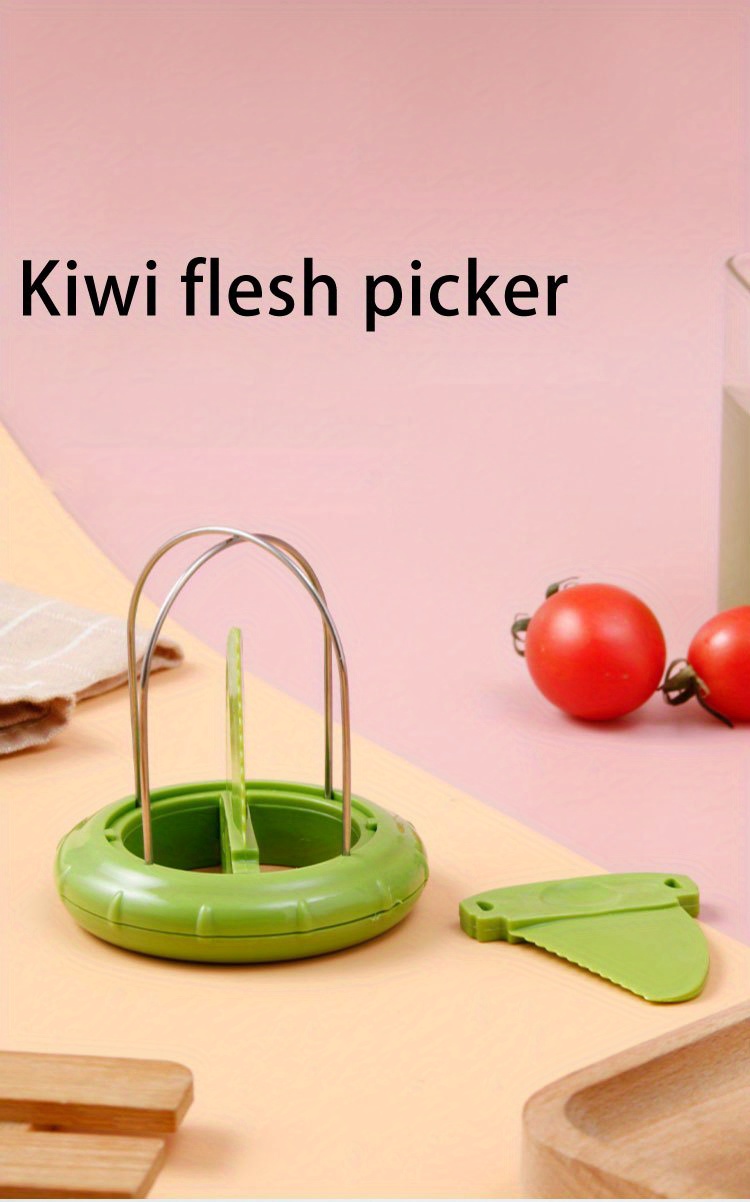 LZYANG Offre Spéciale Mini Fruits Kiwi Couteau éplucher Trancheuse Cuisine  Gadget Kiwi Outil D'épluchage Fruit Du Dragon Mini Coupe-fruits Outil