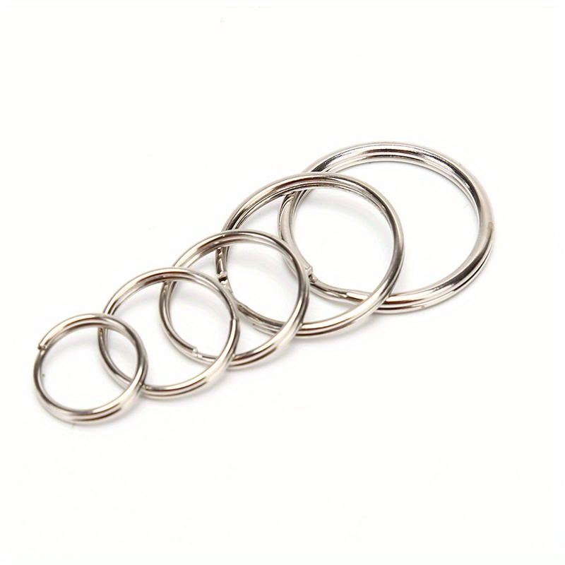 Key Holder Open Jump Rings Stainless Steel Split Rings - Temu