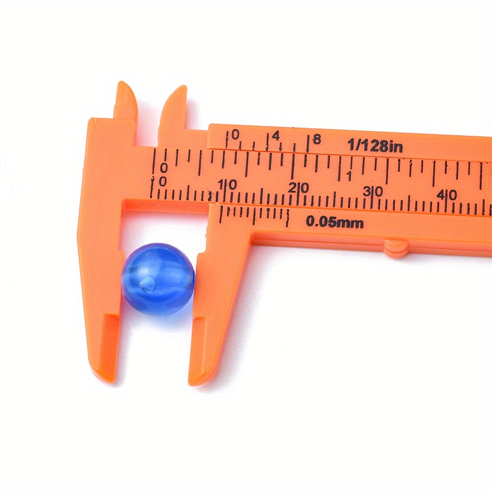 Double Sides Calipers Inch Mm Double Scale Mini Plastic Temu