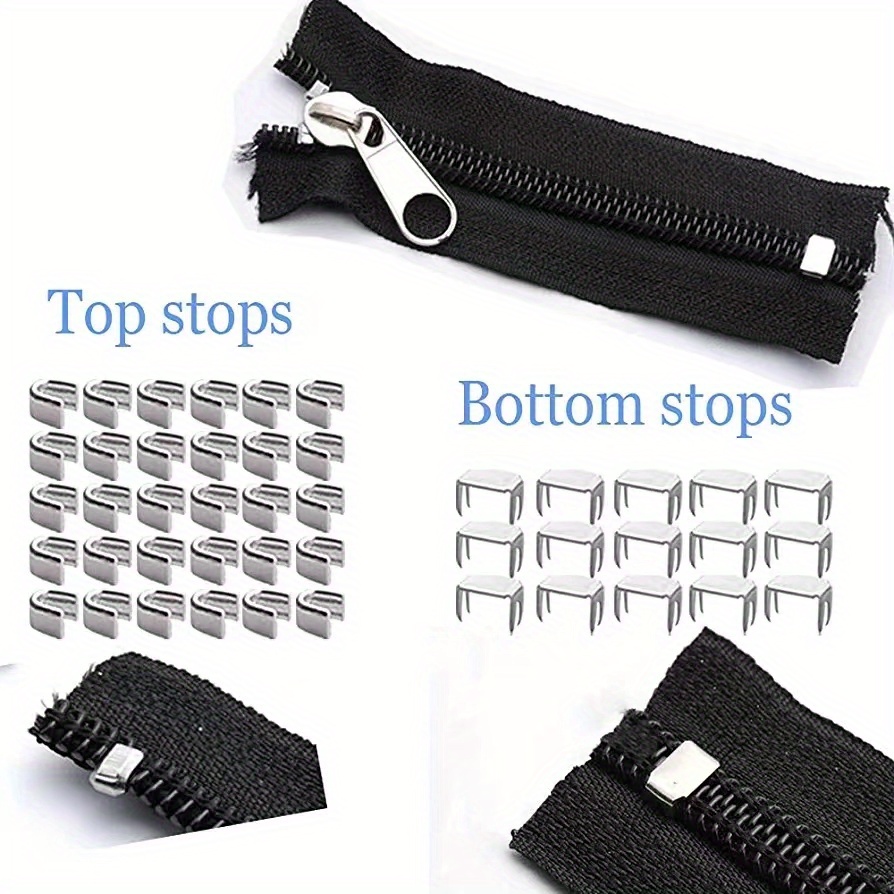 Zipper Pull, Set of 4, Replacement Zipper Puller, Fix Zipper Repair Kit for Repairing  Coats ,Jackets , Metal Plastic and Nylon Coil Zippers. 
