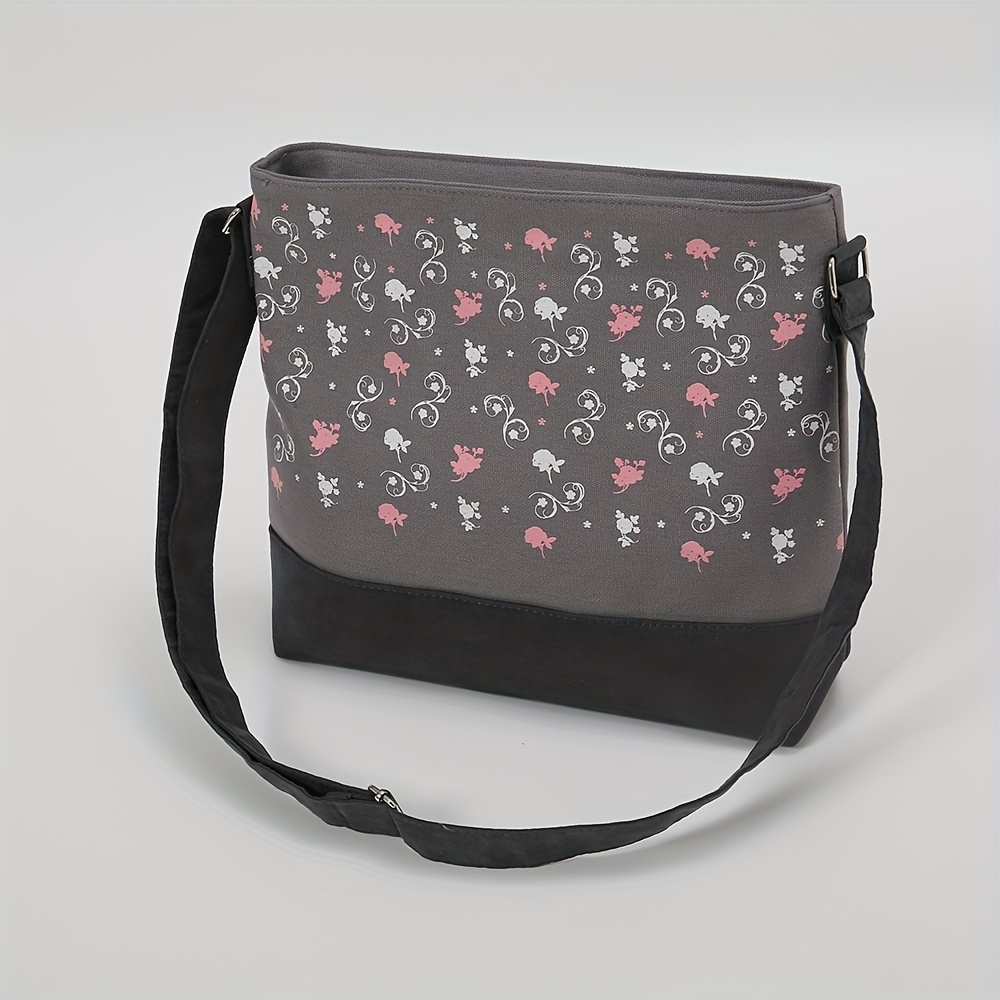 Bolso bandolera para mujer, estampado floral, estilo encantador y fresco, bolso  pequeño cuadrado transparente con cadena, Mode de Mujer