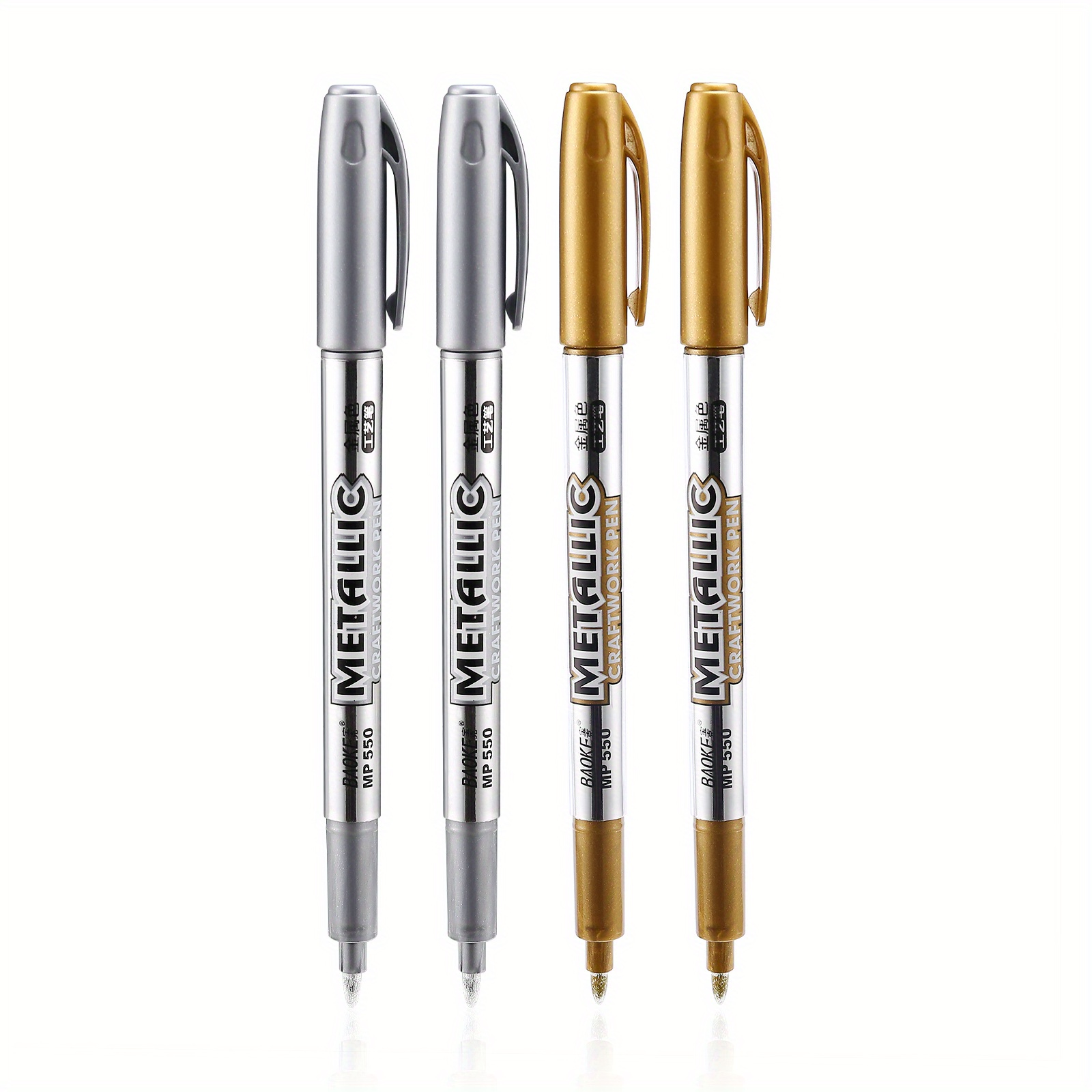 Metallic Markers Pens Golden Paint Pens For Black Paper - Temu