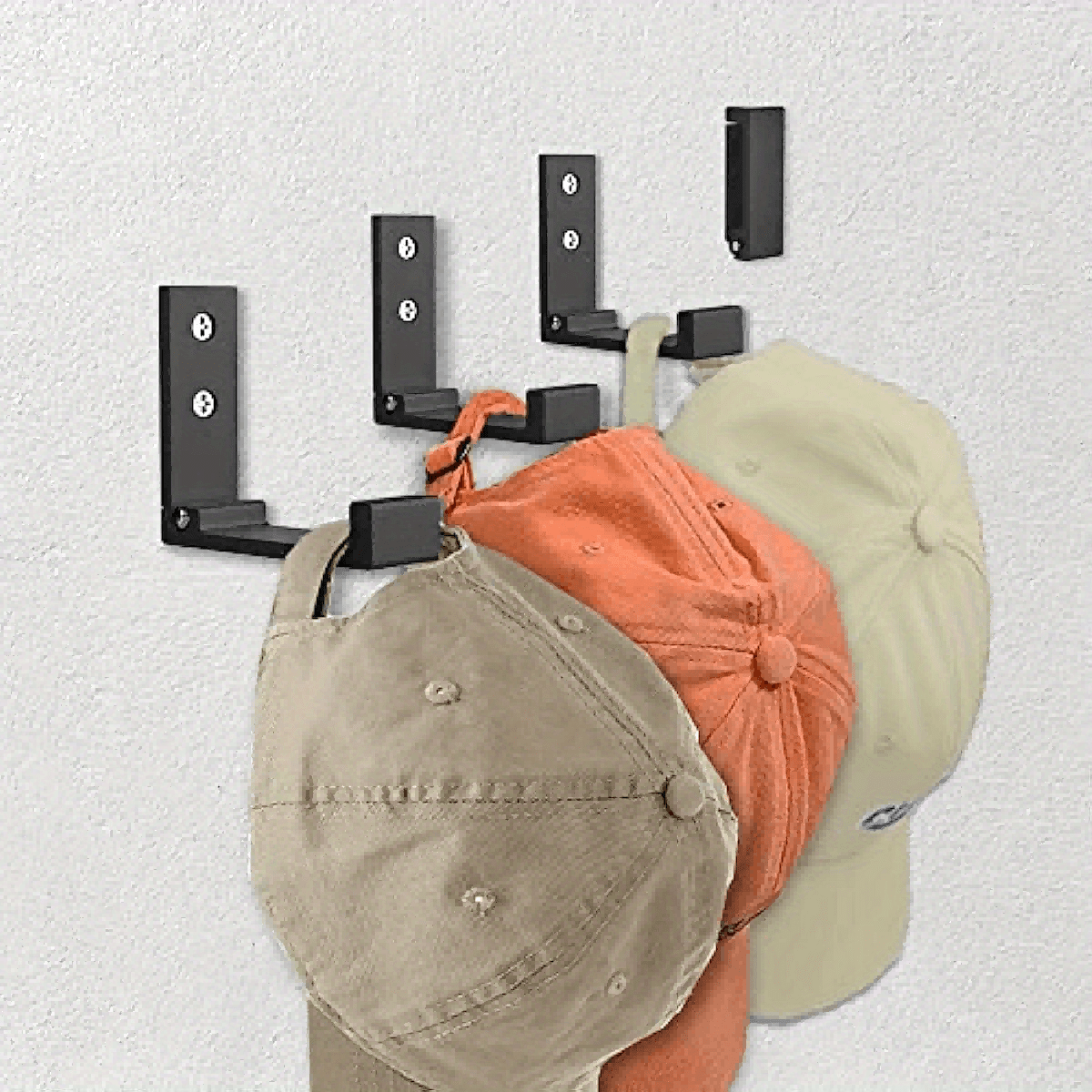 Folding Coat Hooks, 5pcs White Wall Hooks Heavy Duty for Hanging Coat Towel  Backpack, Foldable Adhesive Hooks, Headphone Jacket Holder, Aluminum Alloy
