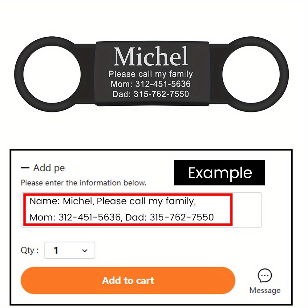 Custom Engraved Pet Id Tags Perfect Dogs Cats! Temu Australia