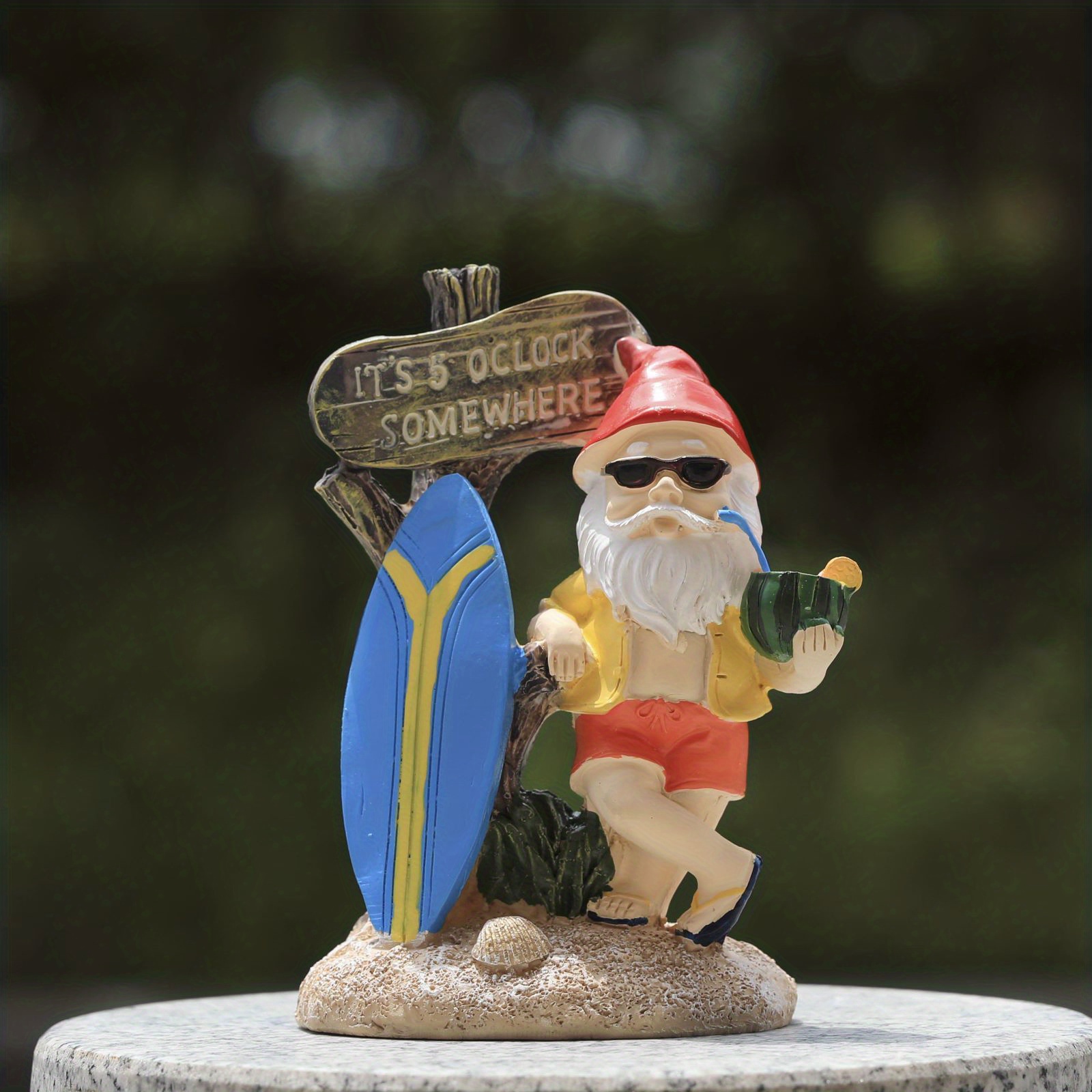 Add Some Fun to Your Garden with this Adorable Dwarf Wearing a Swimsuit Ornament