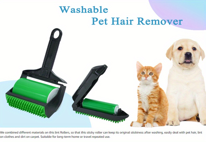 2pcs Pet Hair Removal Agent Reusable Pet Hair Remover Pet Hair