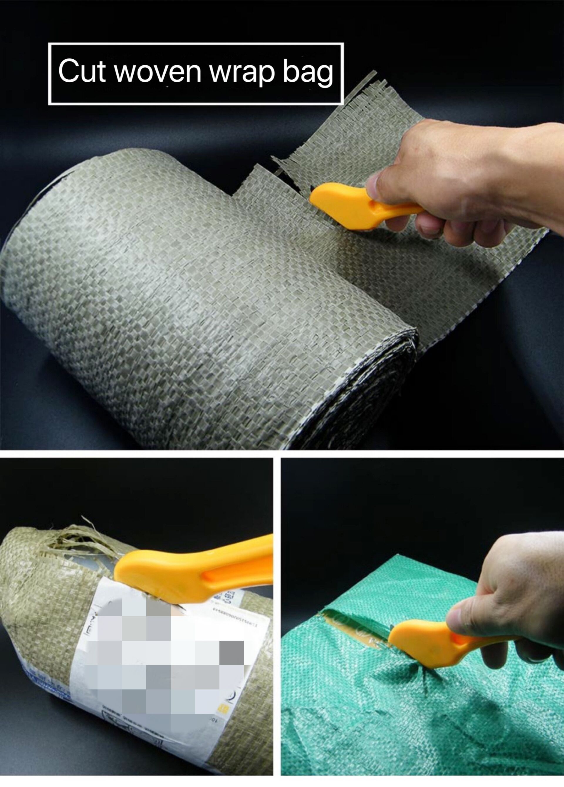 A Set Safety High Carbon Steel Unpacking Knife, Express Knife, Safety