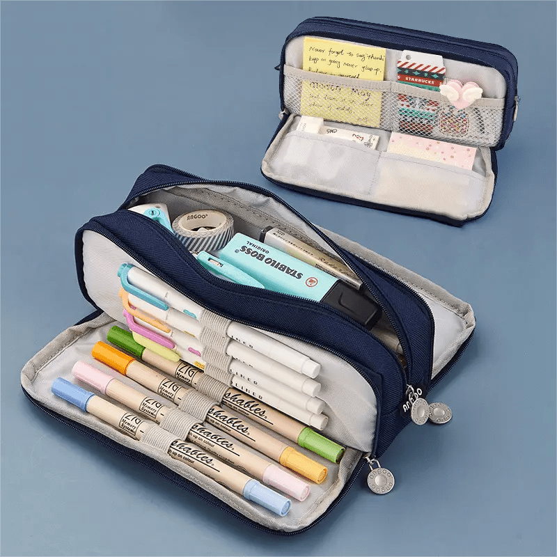 TULX – trousse à crayons japonaise, sac de papeterie coréen, jolie  pochette, trousse à crayons