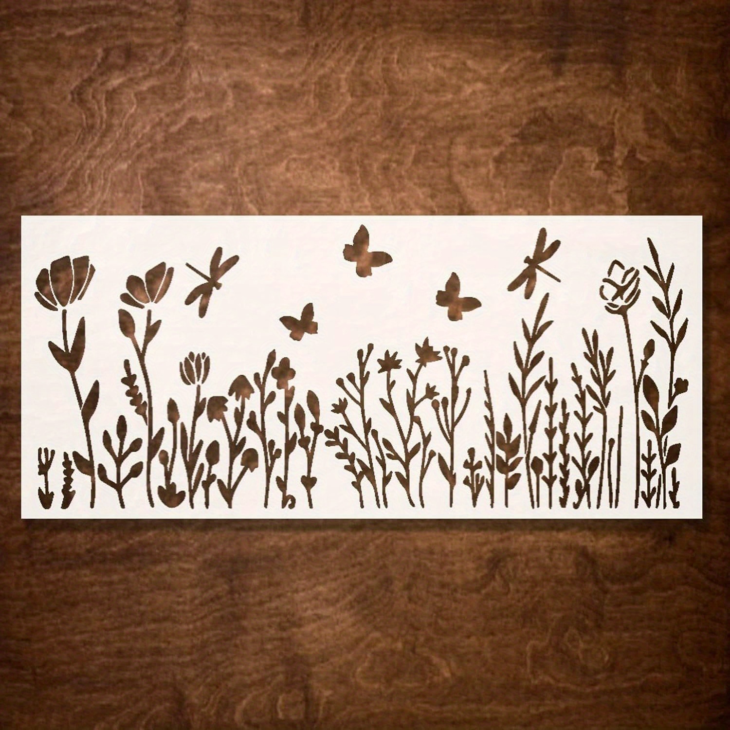 Stencil Per Dipingere Su Legno, 9 Pezzi Stencil Di Fiori Per Dipingere,  Stencil Riutilizzabili Per Dipingere, Stencil Di Fiori Di Campo, Stencil Di