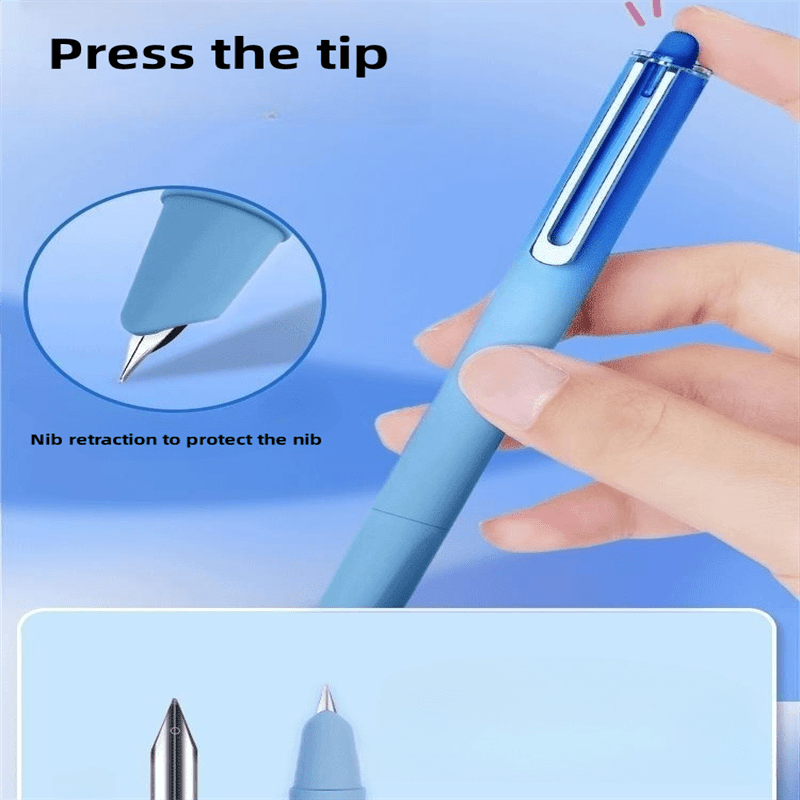 Press Type Erasable Pen Heat Sensitive Erasable School - Temu