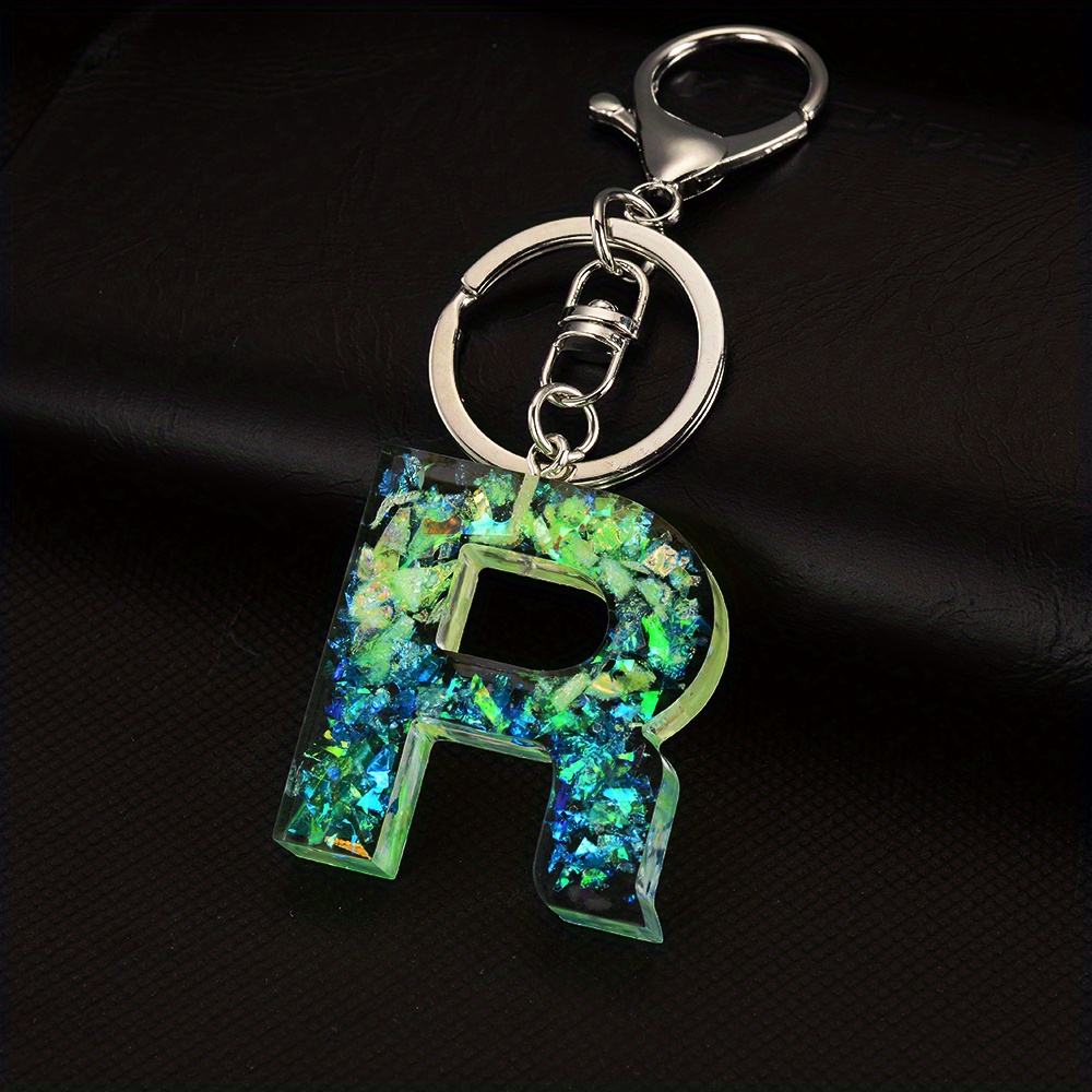 5 Little Monsters: Resin Initial Keychains