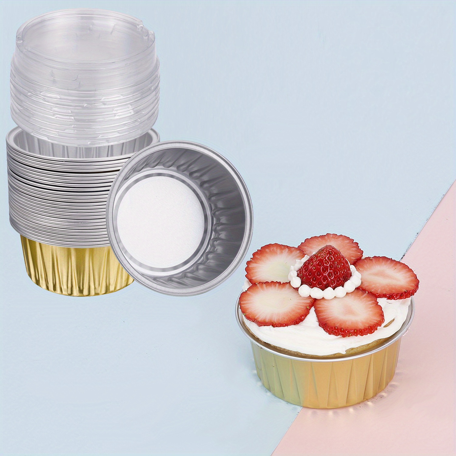 Round Aluminum Pans Cake Containers Lids Aluminum Bbq Foil Tray