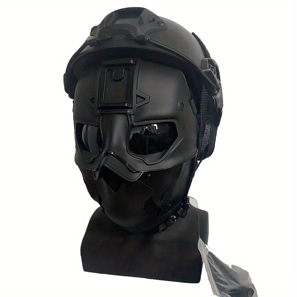 Tactical Mask Fast Helmet Airsoft Shooting Play Motorcycle Hunting  Multi-Function CS Outdoor Protect Equipment Paintball