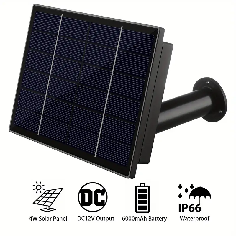 1pc 4w Trail kamera solarpanel 12v ausgang solarpanel kit - Temu