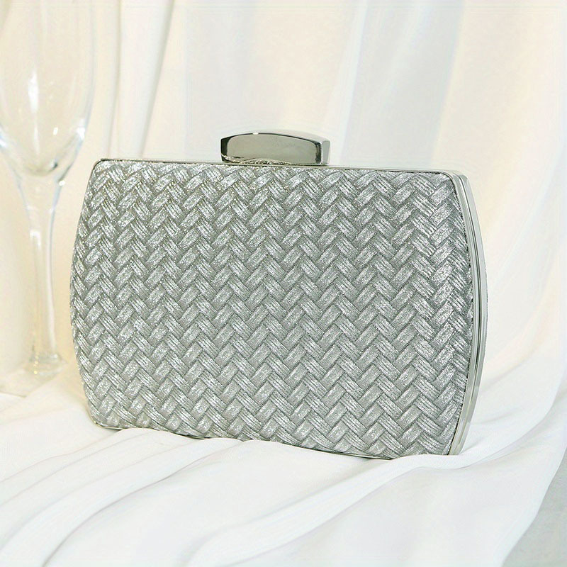 Elegant Classic Shiny Clutch Bag, Versatile Shoulder Bag, Women's Formal  Handbag For Events & Parties & Prom & Wedding - Temu