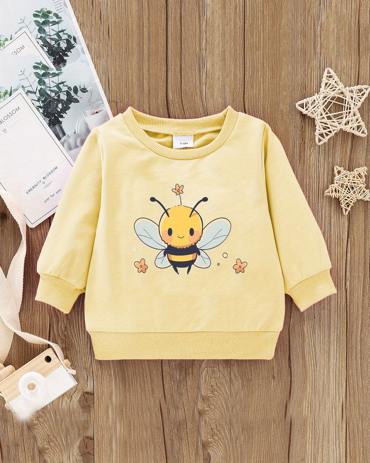 Baby yellow 2024 crew neck