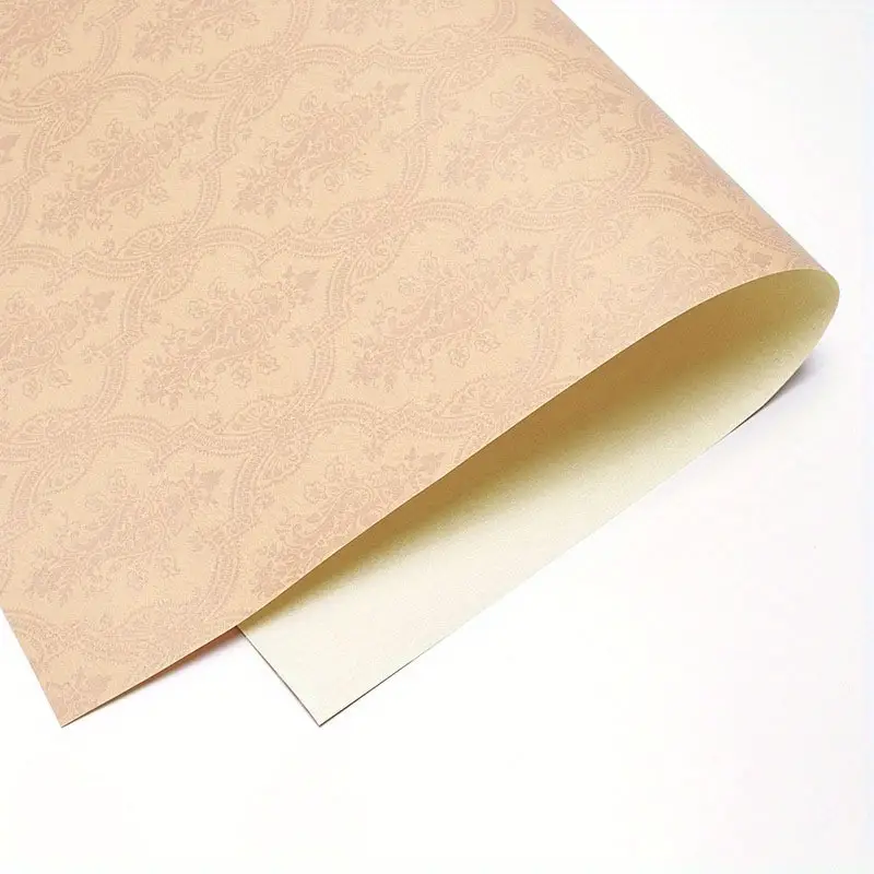 Packing Paper Retro Pattern Easy To Cut Vintage Printing Diy - Temu