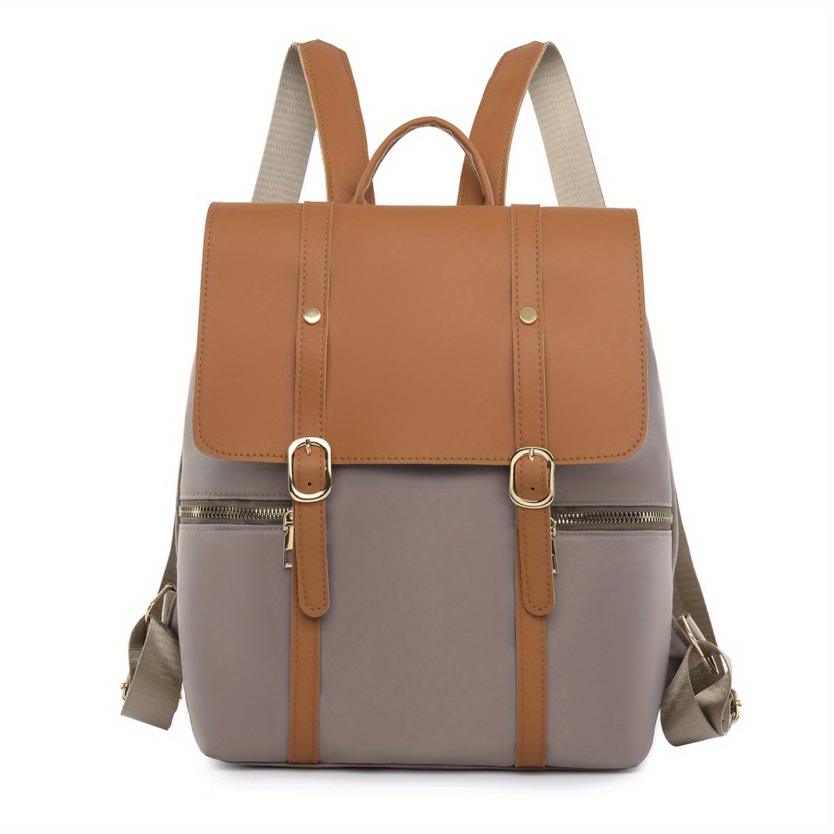 Khaki backpack outlet women's