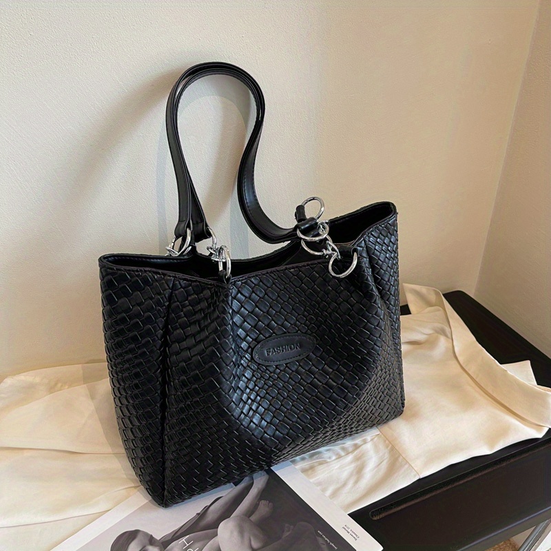 Gucci Deco large tote bag in black leather