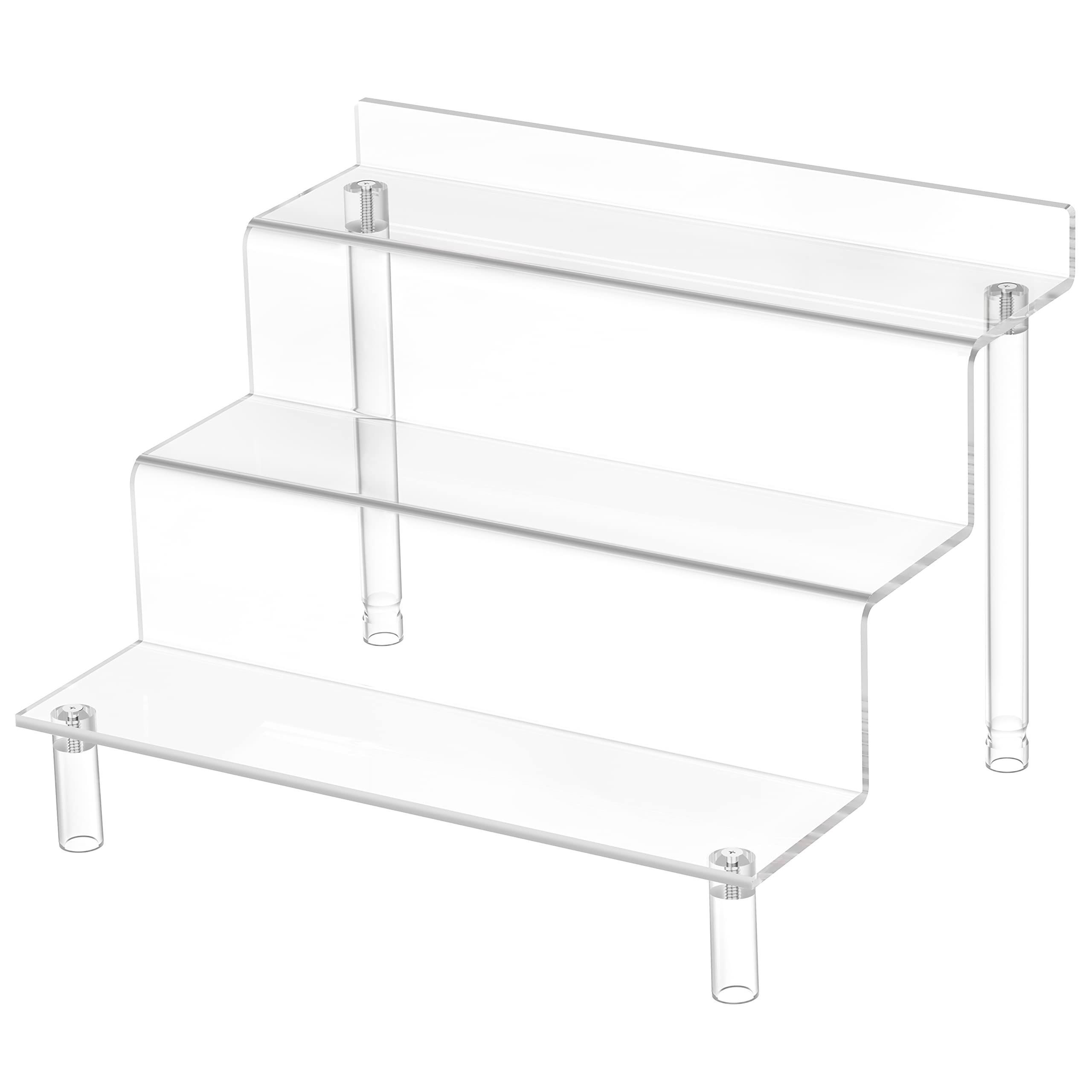 Clear Acrylic Stand, Display Stand, 3 Tier Shelf, Clear Stand Acrylic  Stand, Clear Acrylic, Shelf Organizer for Home Decor 