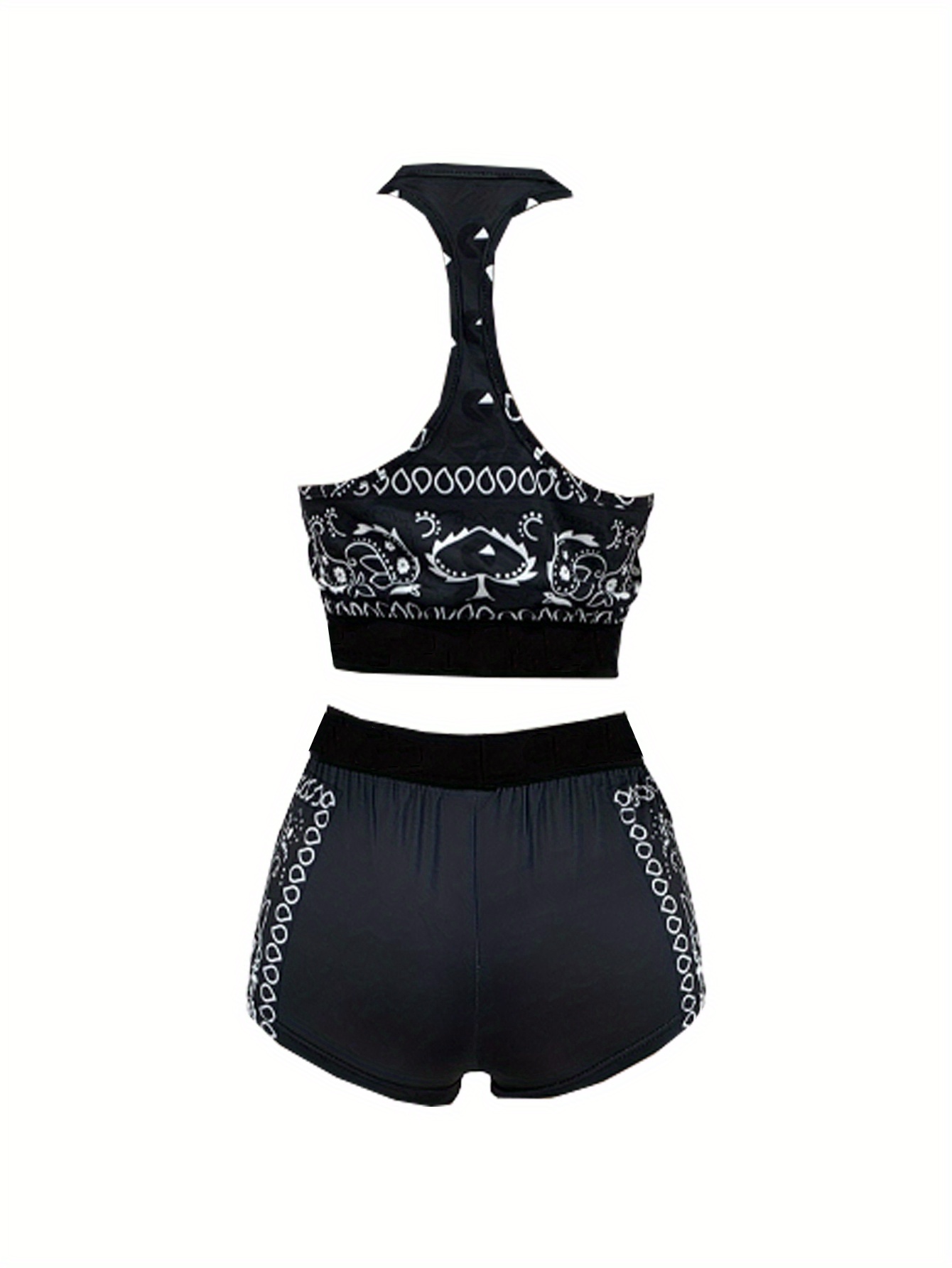  Bycc Bynn Women's Paisley Print 2-Piece Outfit, Spaghetti Strap  Cami Top with Shorts Set (Black, S) : Clothing, Shoes & Jewelry