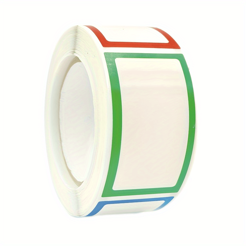 Colored Blank Stickers Classification Labeling Stickers Self Temu New