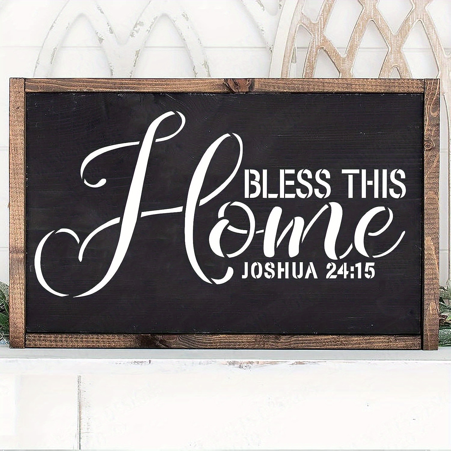 Christian Stencils Painting Wood Bible Signs Inspirational - Temu