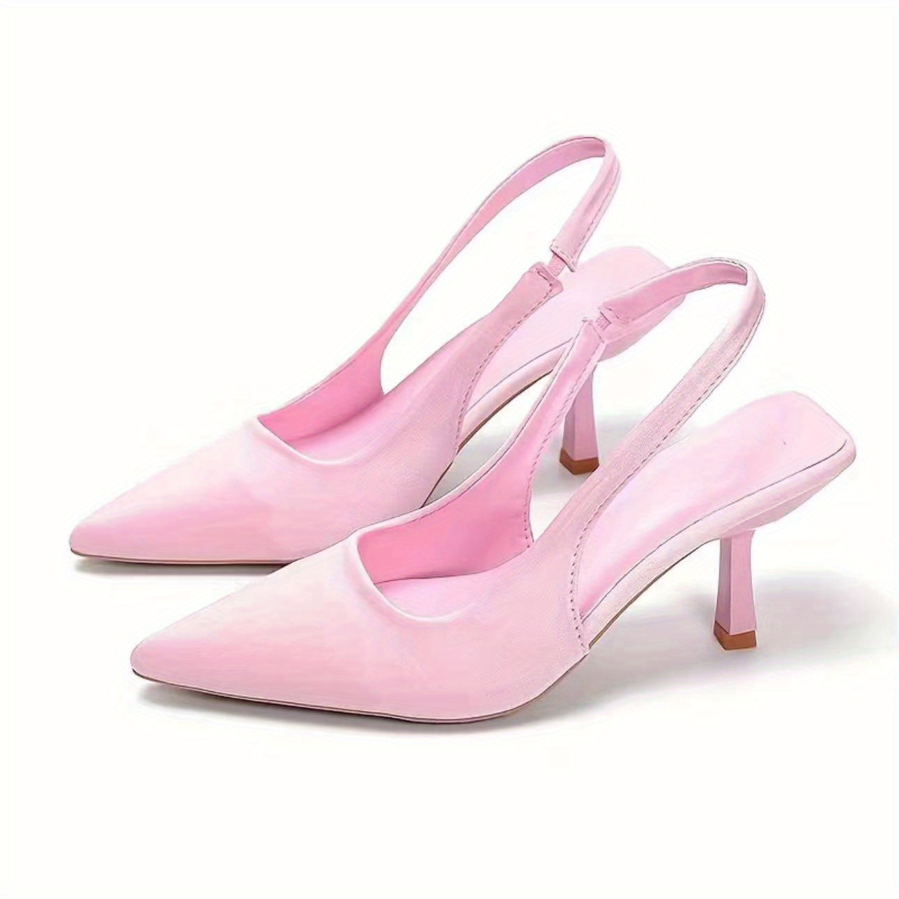 Blush pink hot sale slingback shoes