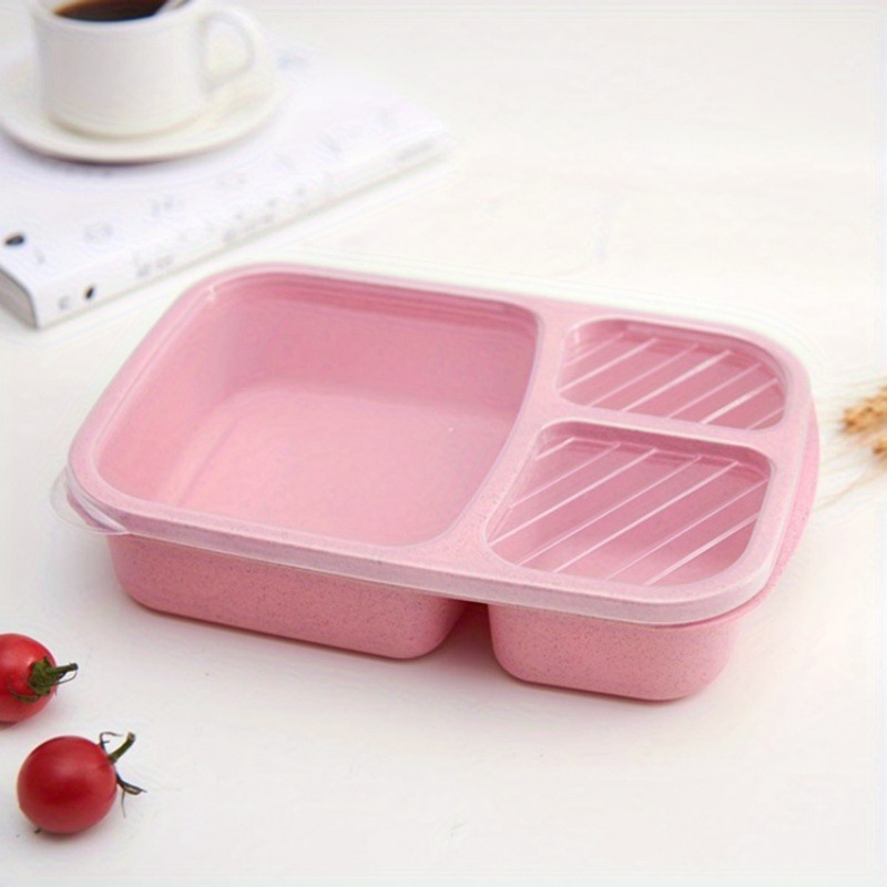 Lunch Box, Wheat Straw Dinnerware Food Storage Container, Portable Bento Box,  For Teenagers And Workers At School, Canteen, Back School, For Camping  Picnic And Beach, Home Kitchen Supplies - Temu