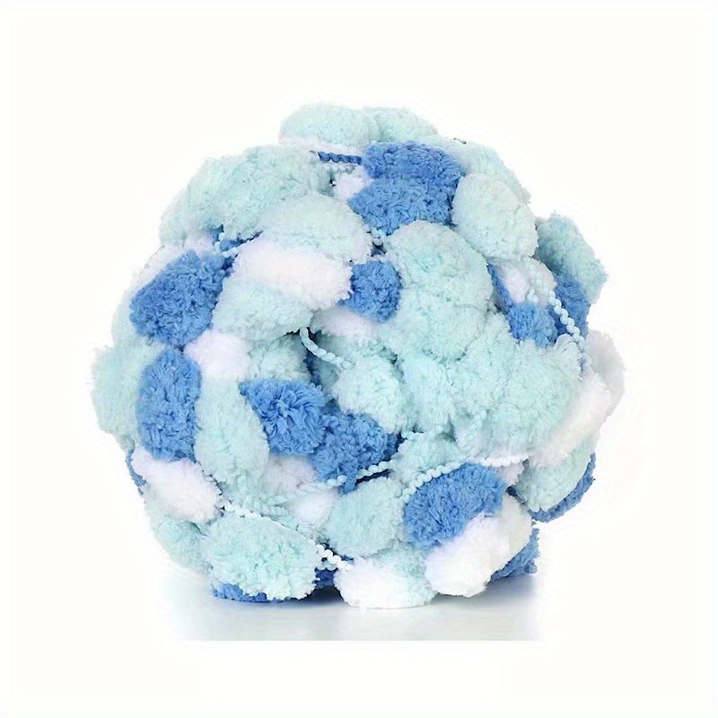 Pom pom Ball Yarn Soft Thick Yarn For Crochet Knitting - Temu