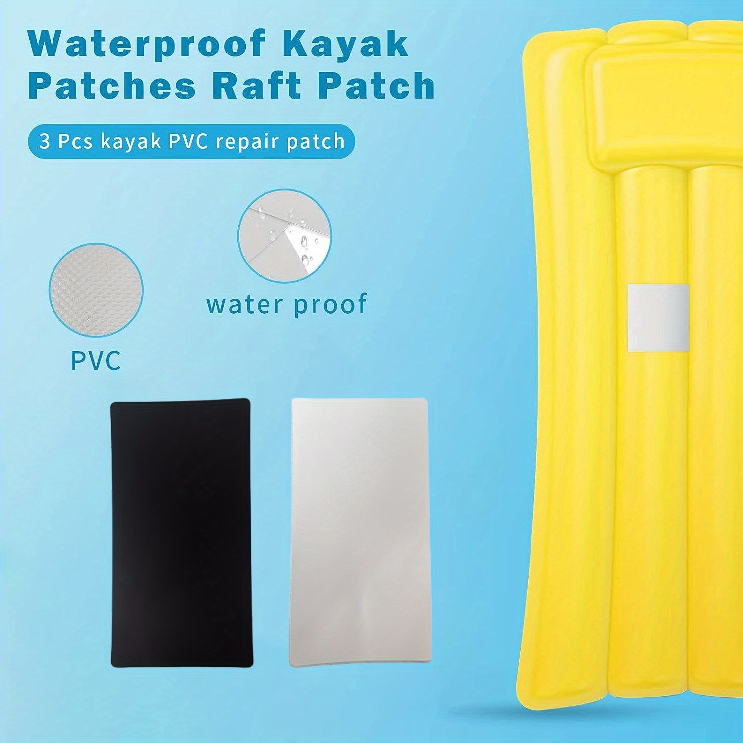 10Pcs PVC Adhesive Repair Glue with 20pcs clear Patch Inflatable Boat  Puncture Repair Patch Glue Repair Kit Kayak Swimming Pool - AliExpress