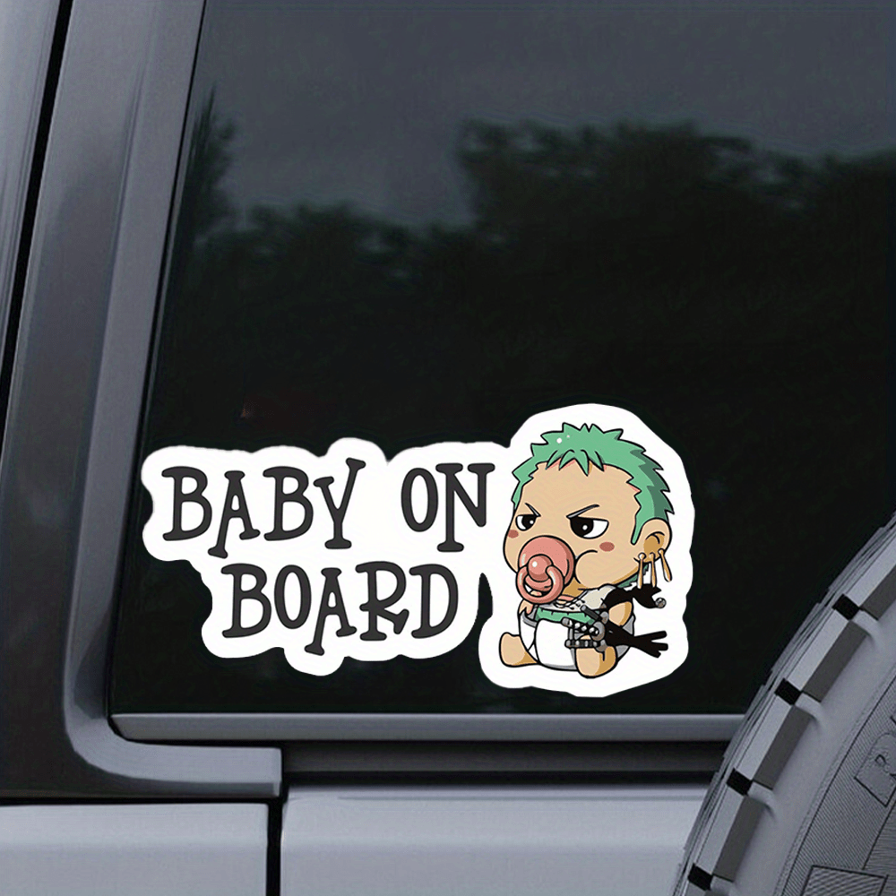 Baby Board Car Sticker External Accessories Decoration - Temu